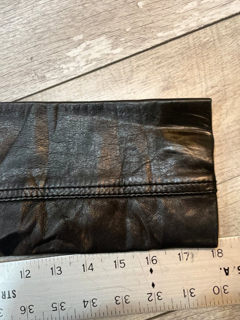 Guess Black Leather Moto Jacket Womens Medium Biker Asymmetrical Zip - Picture 7 of 11